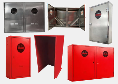 Armário para Mangueira de Incêndio em Aço e Inox